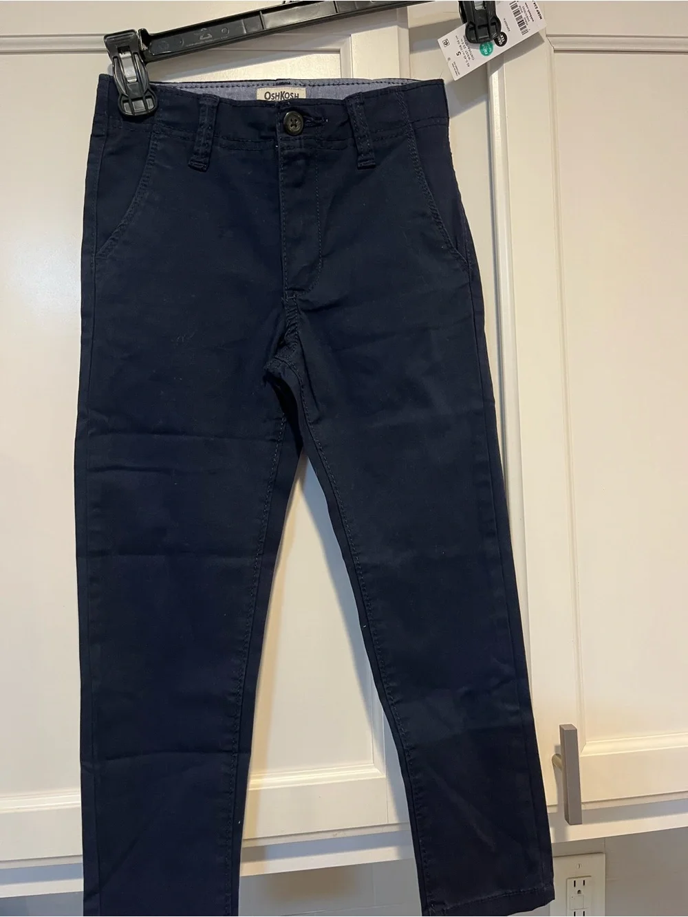 OshKosh B'gosh Navy Straight-Leg Kids Chinos